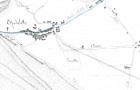 Mappa di Ospedaletto tratta dal progetto dell'ing. Cavedalis (1835)